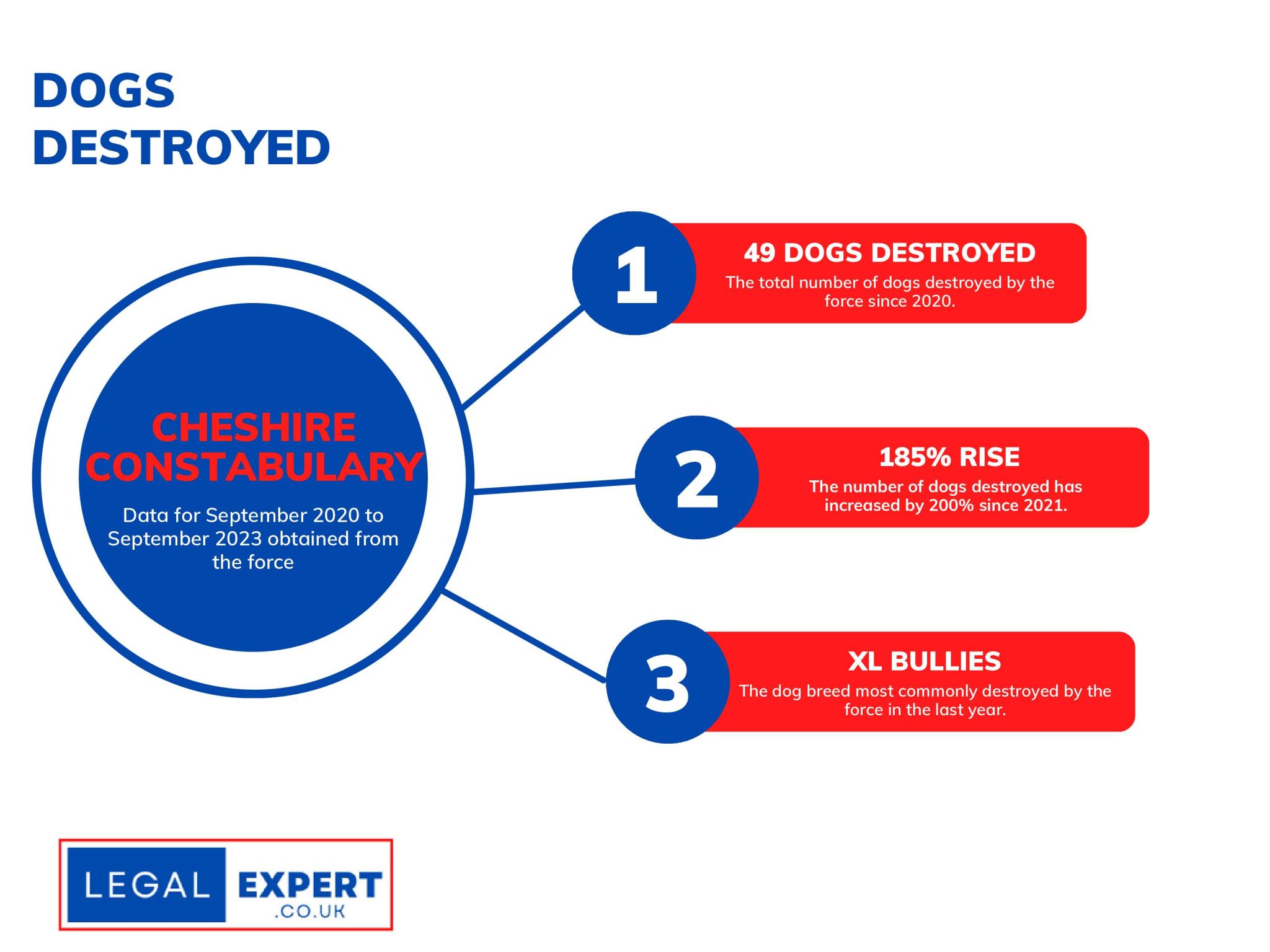 Cheshire Dogs Destroyed Infographic Statistics