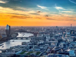 A view of the london skyline.