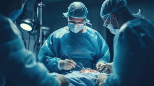 Surgeons in surgery administering the wrong anaesthetic 